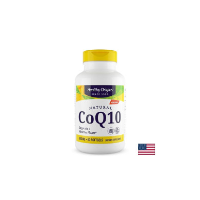 Коензим Q10 Kaneka Q10™ – Убиквинон с органичен зехтин, 300 mg, 60 софтгел капсули