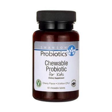 SWANSON Chewable Probiotic for Kids 3 Billion CFU / 60 Chew