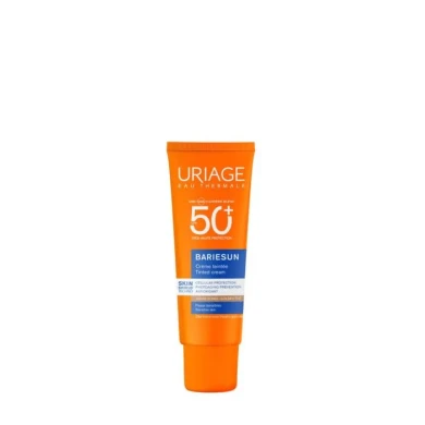 Uriage Bariesun Skin Shield Слънцезащитен тониран крем за лице SPF50+ 50 мл Златист нюанс