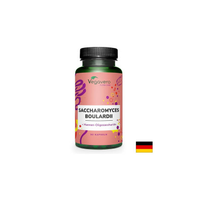 Saccharomyces Boulardii + Mannan-Oligosaccharide (MOS)/ Сахаромицес боларди + Мананови олигозахариди, 120 капсули, 100% Vegan Vegavero