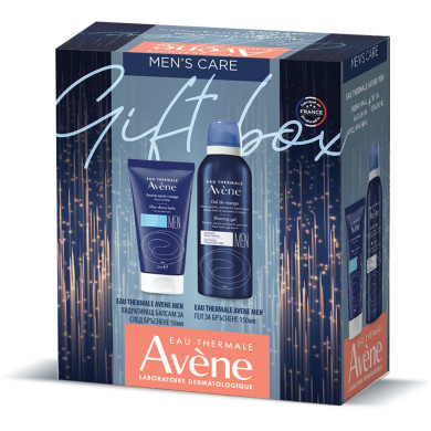 Avene Men Комплект - Гел за бръснене и Хидратиращ балсам за след бръснене 150 + 50 ml