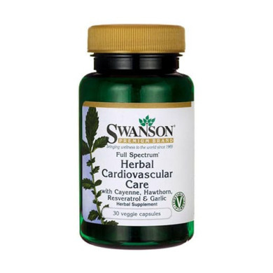 SWANSON Full Spectrum Herbal Cardiovascular Care / 30 Vcaps