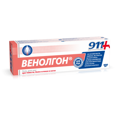 ВЕНОЛГОН ГЕЛ ПРИ БОЛКА И ОТОК В КРАКАТА 100МЛ 911