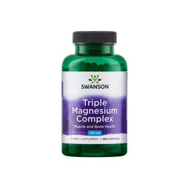 SWANSON Triple Magnesium Complex 400mg. / 100 Caps