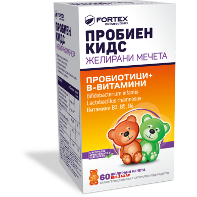 ПРОБИЕН КИДС желирани мечета х 60 ФОРТЕКС