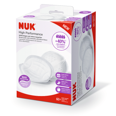 NUK подплънки за кърмачка Hihg performance, 60бр.