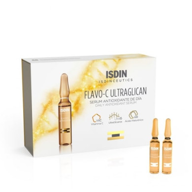 ISDIN Isdinceutics Flavo-C Ultraglican Озаряващ антиоксидантен серум против стареене 10x2мл