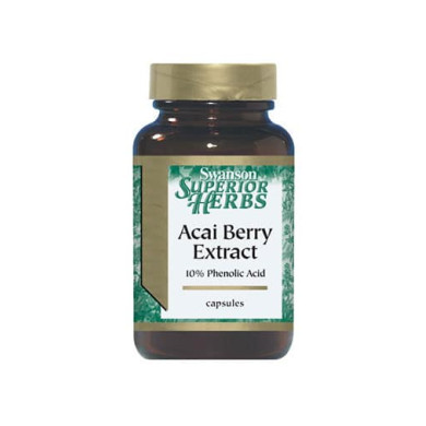 SWANSON Acai Berry Extract 500mg. / 60 Caps.