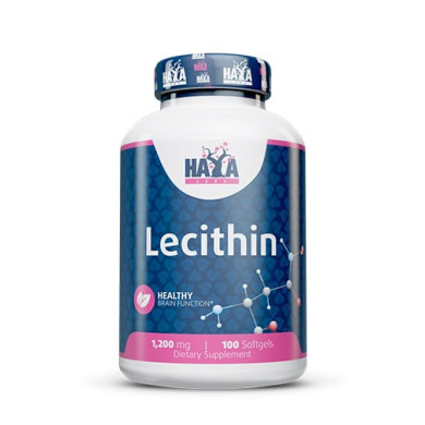 Haya Labs Lecithin / Лецитин 1,200mg. / 100 Softgels