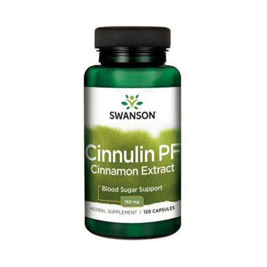 Cinnulin PF Cinnamon Extract 150mg. / 120 Caps