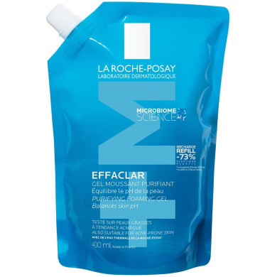 La Roche-Posay Effaclar Почистващ пенещ се гел 400мл ПЪЛНИТЕЛ