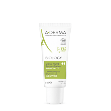 A-Derma Biology хидратиращ богат крем 40мл