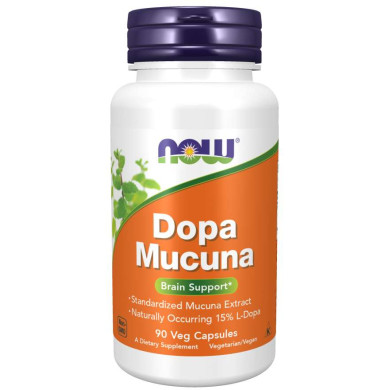 Now - Dopa Mucuna - 90 Капсули