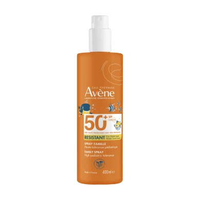 Avene Sun SPF50+ Family Спрей за възрастни и деца за лице и тяло 400 ml