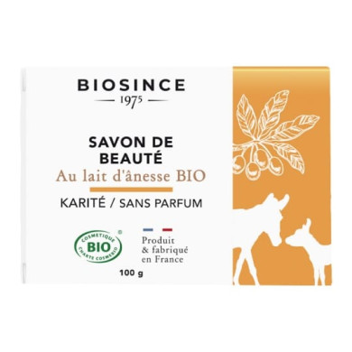 Biosince 1975 - Био Сапун С Магарешко Мляко И Масло От Карите - 100 Г