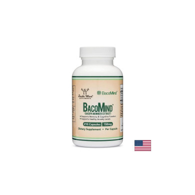 Мозъчна функция - Бакопа Мониери BacoMind™, 210 капсули Double Wood
