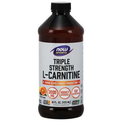 Now - L-Carnitine Liquid Citrus /Л-Карнитин - 3000 Мг (465 Мл)