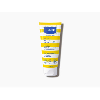 Mustela Sun SPF50 Слънцезащитен лосион за бебета и деца 100мл
