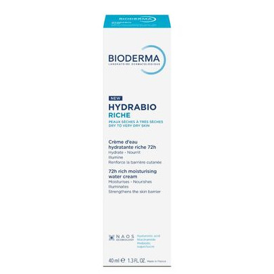 Bioderma Hydrabio Крем богата хидратираща грижа 40ml