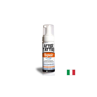 Почистваща мус-пяна за нова татуировка – С алое и пантенол, After Tattoo Repair, 100 ml