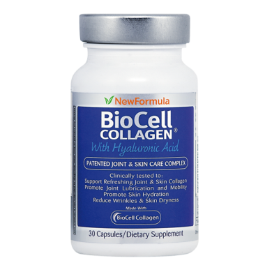 BioCell Collagen® with Hyaluronic Acid Биосел Колаген 500 mg x 30 капсули Nature's Way