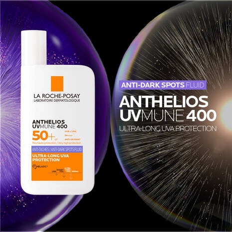 La Roche-Posay Anthelios UVMune 400 ФЛУИД за лице против тъмни петна 50мл + Anthelios UV Mune 400 Oil Control Fluid 15 ml