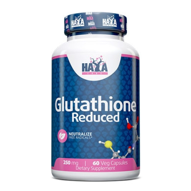 Haya Labs Glutathione 250mg. /  Глутатион 250мг /60 VCaps.