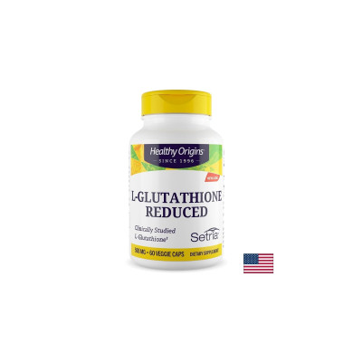 L-Глутатион (редуциран) Детокс и клетъчна защита 500 mg, 60 капсули