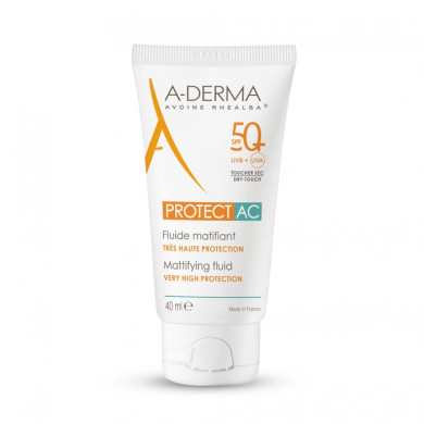 A-DERMA PROTECT AC SPF50+ матиращ флуид 40ml