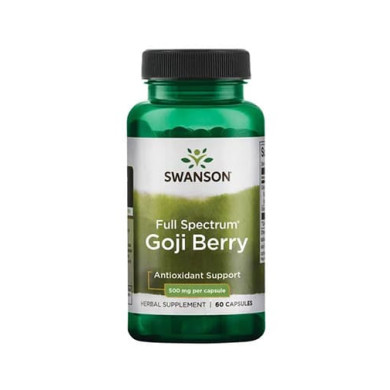 SWANSON Goji Berry /Wolfberry/ 500mg. / 60 Caps.