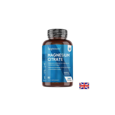 Магнезий цитрат 222 mg Мускули, енергия и сърце 240 капсули