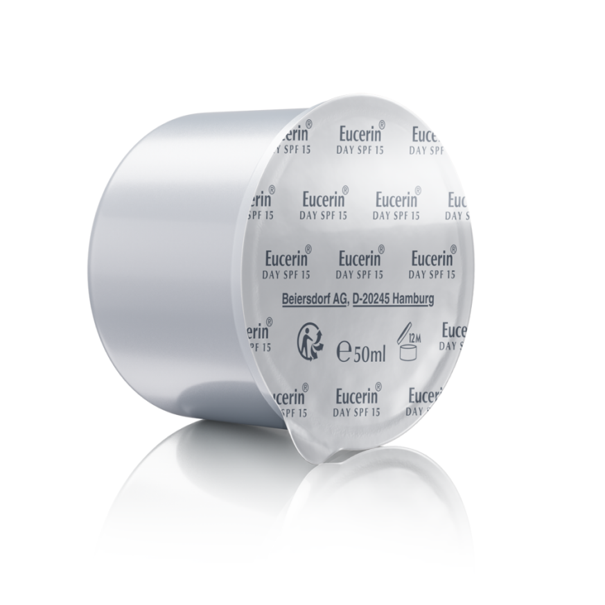 Eucerin® Hyaluron-Filler Дневен крем за суха кожа SPF15, Рефил
