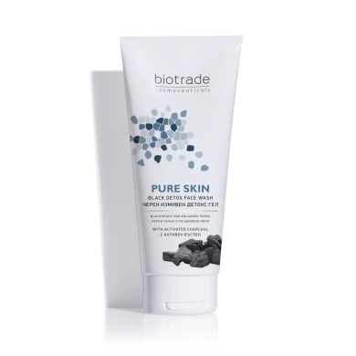 Pure Skin черен измиващ детокс гел 50 мл. ПОДАРЪК