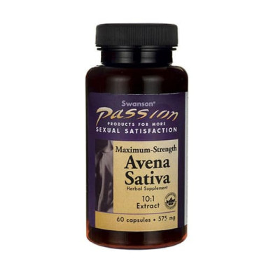 SWANSON Max Strength Avena Sativa Male Stamina 575 mg. / 60 Caps.