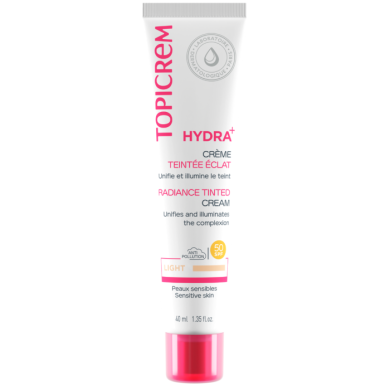 TOPICREME HYDRA+ RADIANCE ТОНИРАН ХИДРАТИРАЩ КРЕМ ЗА ЛИЦЕ SPF 50 - СВЕТЪЛ