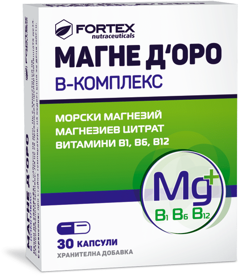 МАГНЕ ДОРО B КОМПЛЕКС капсули х 30 ФОРТЕКС
