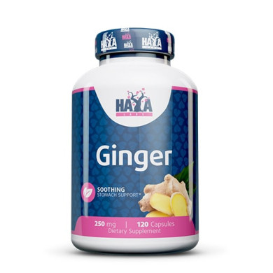 Haya Labs Ginger / Джинджифил 250mg. / 120 Vcaps.