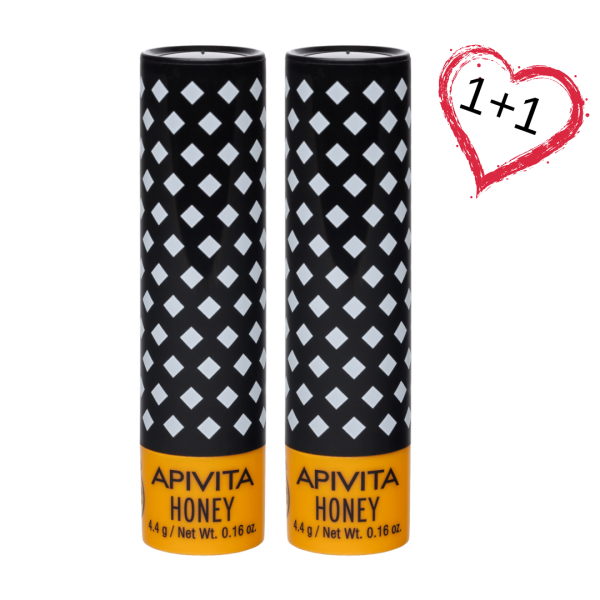 ПРОМО 1+1 Apivita Lip care Стик за устни с мед