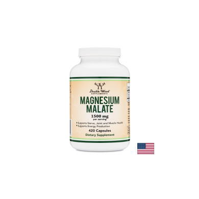 Magnesium malate/ Магнезий малат, 420 капсули Double Wood