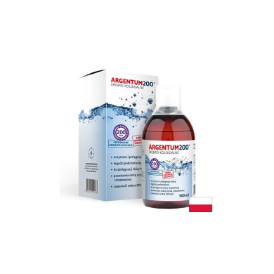 Колоидно сребро Argentum200® 200 ppm, 500 ml