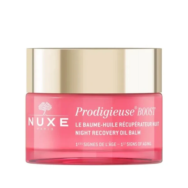 Nuxe Prodigieuse Hyalu-Boost Олио-балсам за нощна грижа 50 ml + подарък несесер