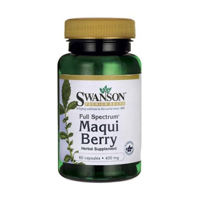 SWANSON Full Spectrum Maqui Berry 400mg. / 60 Caps