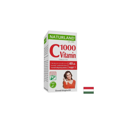 Витамин C – Имунитет и антиоксидантна защита, 1000 mg, 40 таблетки