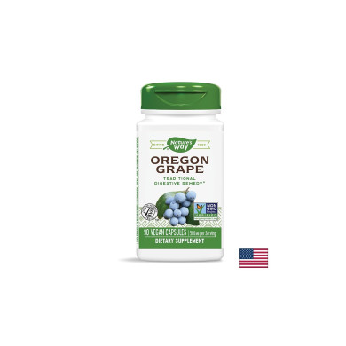 Oregon Grape/ Орегонско грозде 500 mg х 90 капсули Nature’s Way