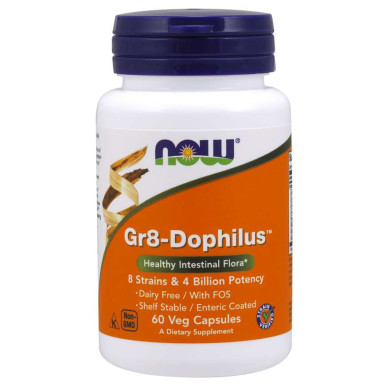 Now - Gr 8 Dophilus - 60 Капсули