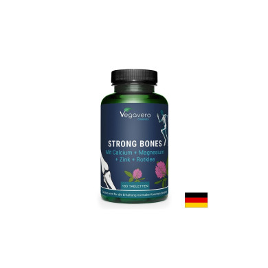 Калций 400 mg + Магнезий 150 mg + Цинк + Червена детелина – Формула за здрави кости, 180 таблетки