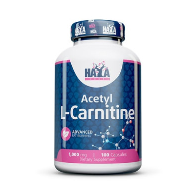 Haya Labs Acetyl L-Carnitine / Ацетил Л-Карнитин 1000mg / 100 Caps.