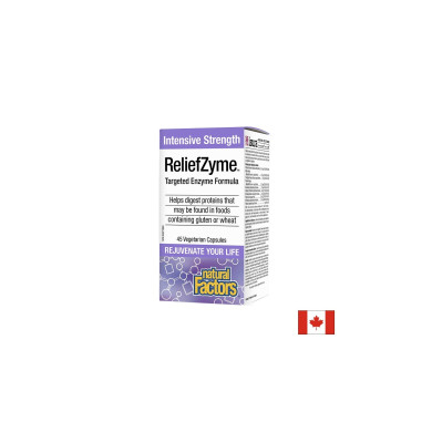 ReliefZyme™ Targeted Enzyme Formula - Храносмилателни ензими x 45 капсули Natural Factors