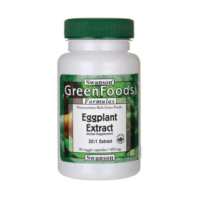 SWANSON Eggplant Extract 20:1 450mg. / 30 Vcaps