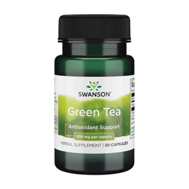 SWANSON Green Tea 500mg. / 30 Caps.